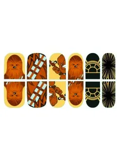 Funidelia Chewbacca Nagel Stickertjes