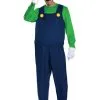 Funidelia Deluxe Luigi-kostuum Voor Mannen - Super Mario Bros -Funidelia Winkel deluxe luigi kostuum voor mannen super mario bros