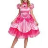Funidelia Deluxe Princess Peach Kostuum Voor Vrouwen - Super Mario Bros -Funidelia Winkel deluxe princess peach kostuum voor vrouwen super mario bros