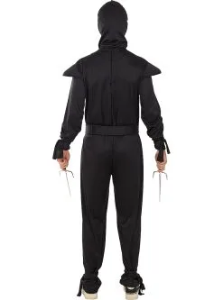 Funidelia Ninja Kostuum Voor Volwassenen In Zwart -Funidelia Winkel ninja kostuum voor volwassenen in zwart 3