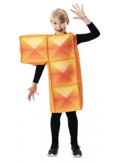 Funidelia Oranje Tetris Kostuum Voor Kinderen