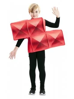 Funidelia Rood Tetris Kostuum Voor Kinderen -Funidelia Winkel rood tetris kostuum voor kinderen 3