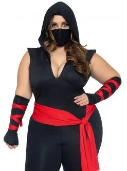 Funidelia Sexy Ninja-kostuum Voor Vrouwen In Grote Maat -Funidelia Winkel sexy ninja kostuum voor vrouwen in grote maat 1